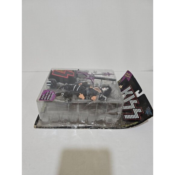 New KISS Paul Stanley Ultra-Action Figure w Model Record 1997 McFarlane Toy - Picture 3 of 6